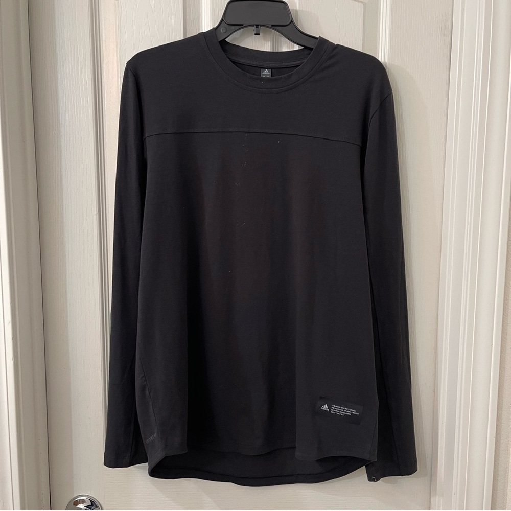 Adidas L/S Tee - Black.  Mens:  Medium.